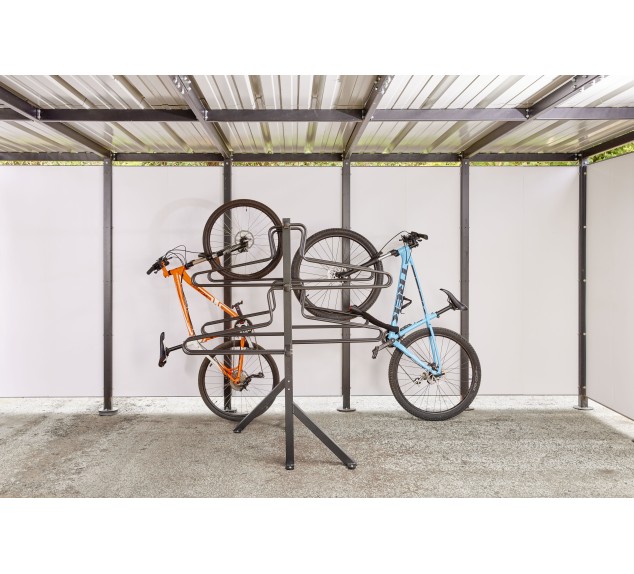support vélo sur pied - 4 arceaux 2