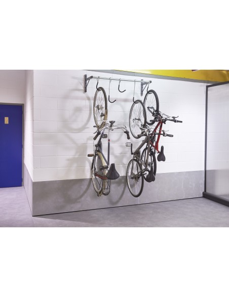 Support mural coulissant 5 vélos Mottez M045C | Distri Buggy