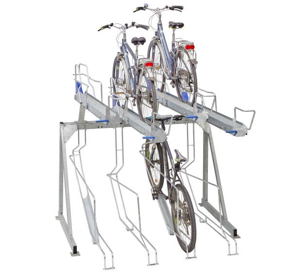 Range 8 vélos ascenseur 2 niveaux Mottez M096V | Distri Buggy