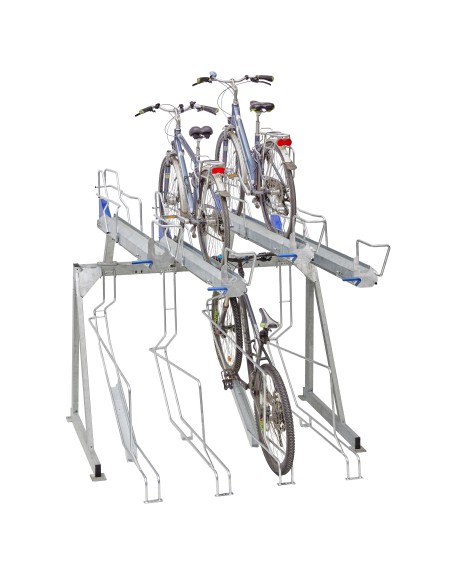 Range 8 vélos ascenseur 2 niveaux Mottez M096V | Distri Buggy