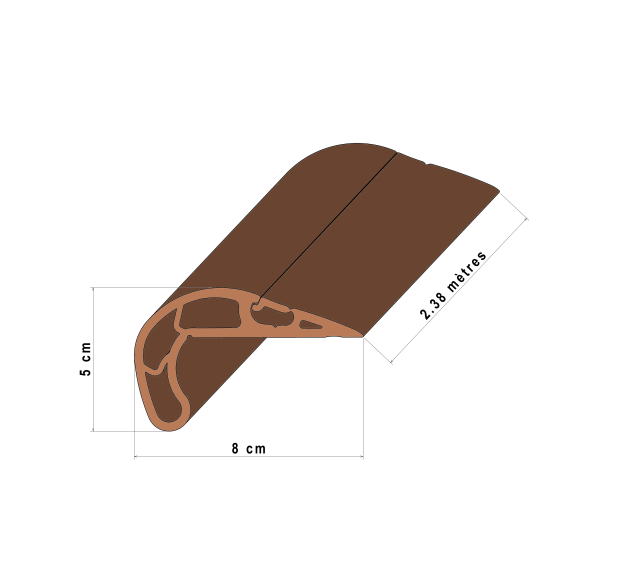 Protection bord de piscine caoutchouc Mottez M036VMA | Distri Buggy