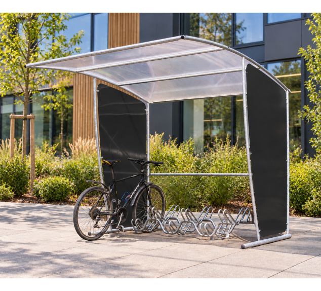 Abri principal vélos / motos / scooters – version
noire 2