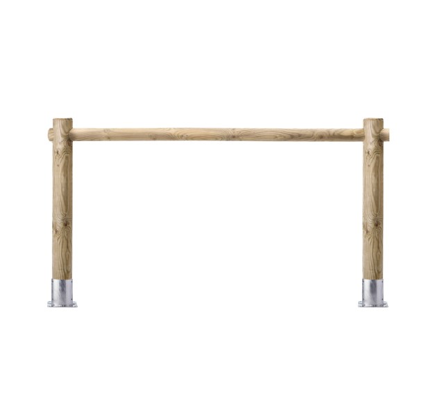 Barrière range vélo en bois