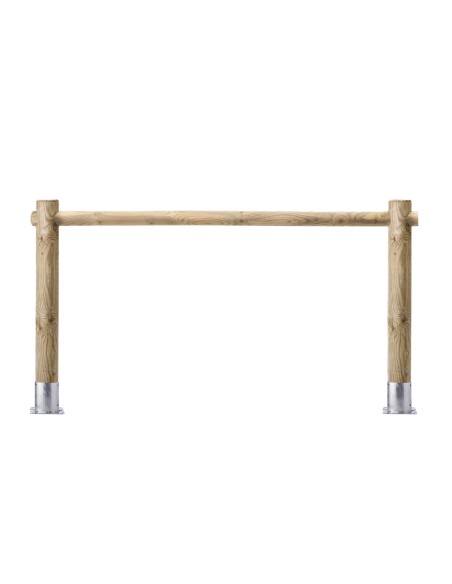Barrière range vélo en bois