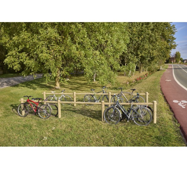 Râtelier à vélos en bois M051V | Distri Buggy