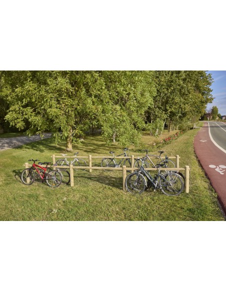 Râtelier à vélos en bois M051V | Distri Buggy