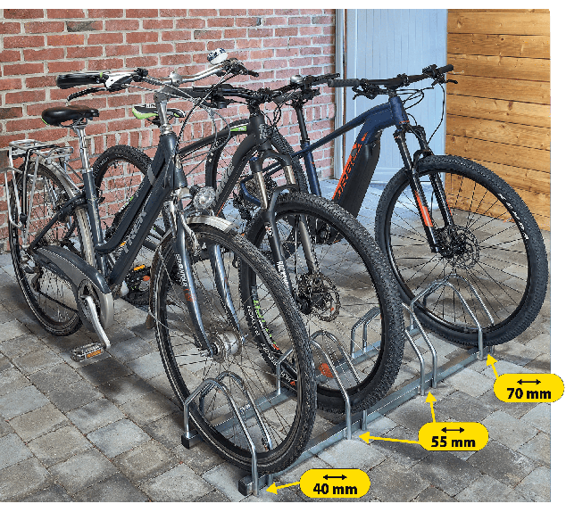 Râtelier 4 vélos pneus variables M044V | Distri Buggy