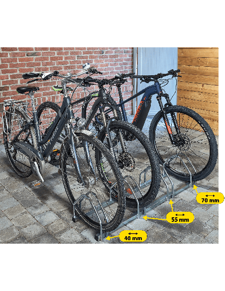 Râtelier 4 vélos pneus variables M044V | Distri Buggy
