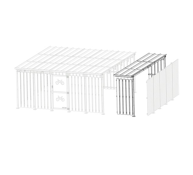 Extension abri Cubic sécurisé M107VSUITB | Distri Buggy