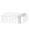 Extension abri Cubic sécurisé M107VSUITB | Distri Buggy