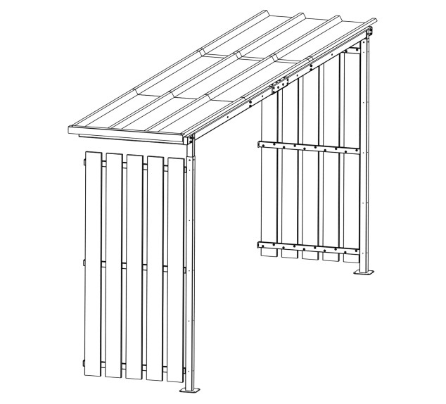 Extension abri Cubic sécurisé M107VSUITB | Distri Buggy