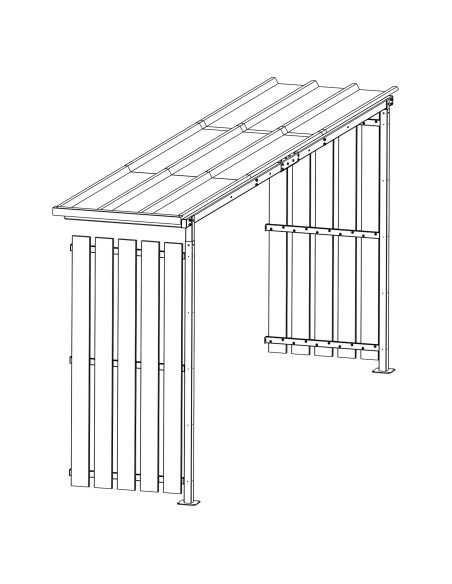 Extension abri Cubic sécurisé M107VSUITB | Distri Buggy