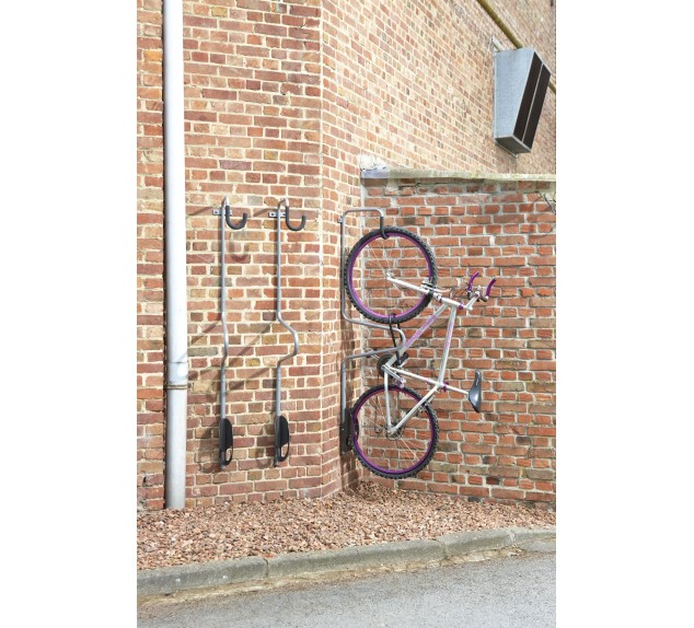 Crochet mural vélo avec antivol B123P | Distri Buggy 2