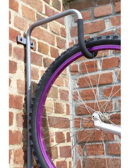 Crochet mural vélo avec antivol B123P | Distri Buggy