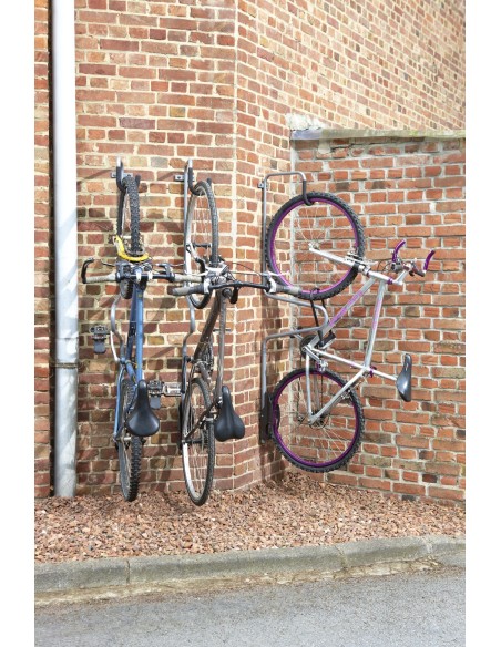 Crochet mural vélo avec antivol B123P | Distri Buggy