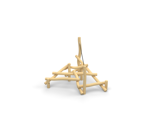 Aire de jeux naturelle en robinier Termite hill  | Distri Buggy