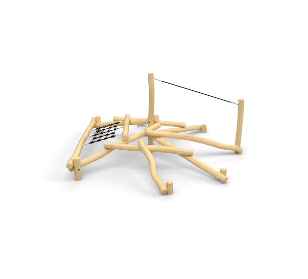 Aire de jeux en Robinier Ant nest | Distri Buggy