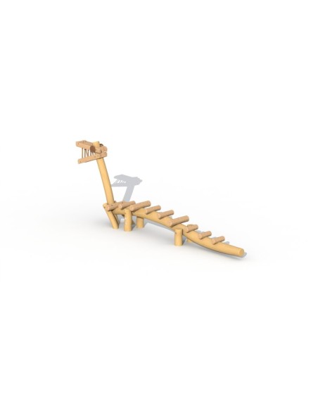 Dragon en robinier pour aire de jeux | Distri Buggy