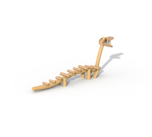 Dragon en robinier pour aire de jeux | Distri Buggy