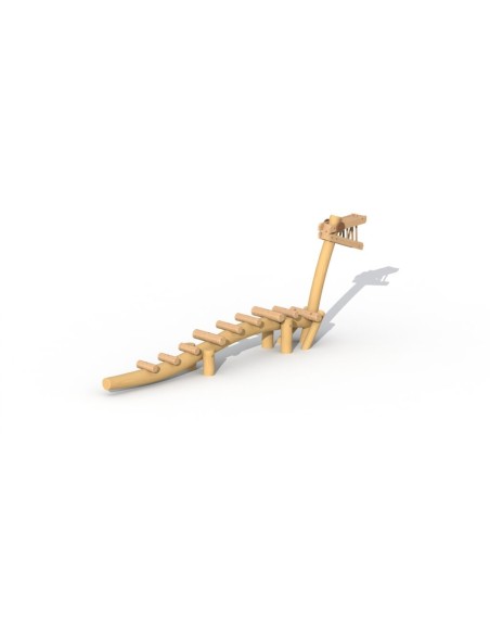 Dragon en robinier pour aire de jeux | Distri Buggy