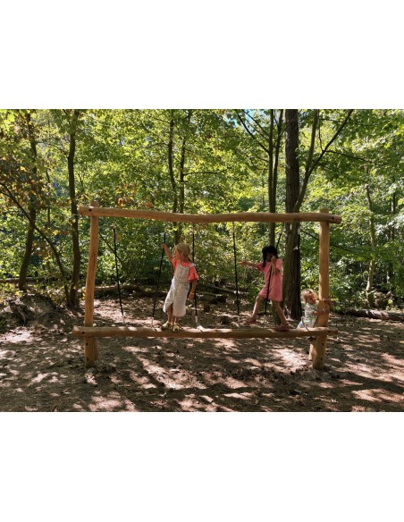Aire de jeux en Robinier Zèbre | Distri Buggy