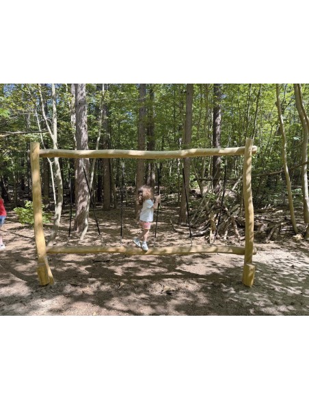 Aire de jeux en Robinier Zèbre | Distri Buggy