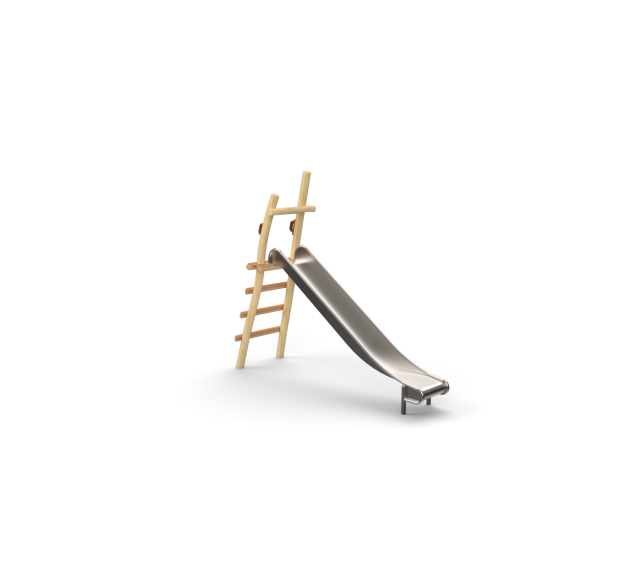 Grand toboggan en robinier pour aire de jeux | Distri Buggy 2
