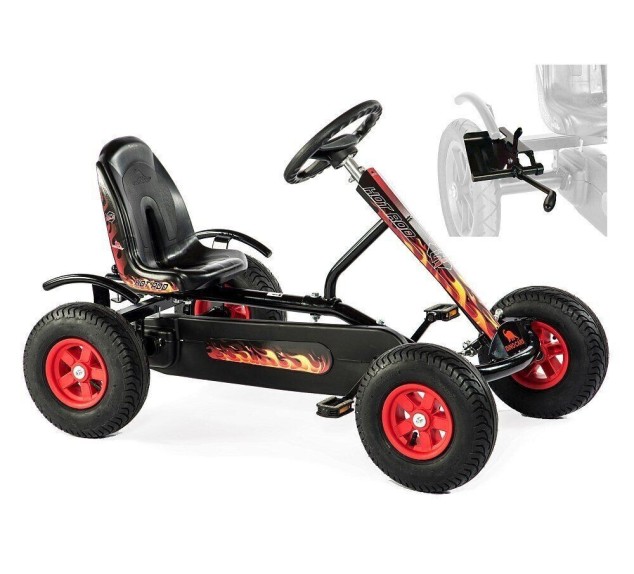 Kart à pédales Junior Hot Rod F prof. Dino-Cars | Distri Buggy