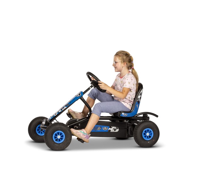 Kart à pédales Speedy Off Road Blue | Distri buggy