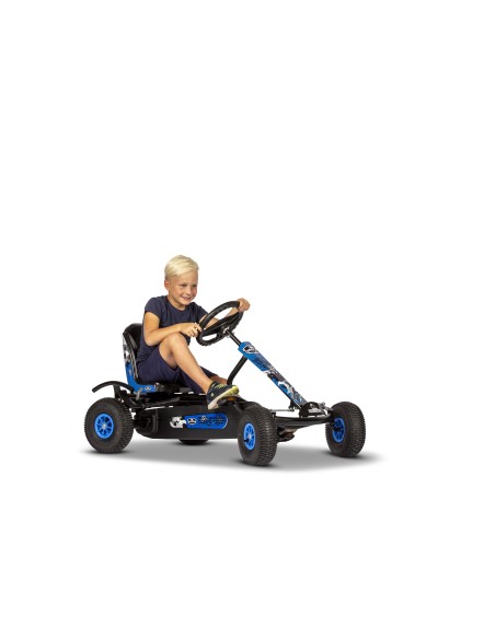 Kart à pédales Speedy Off Road Blue | Distri buggy