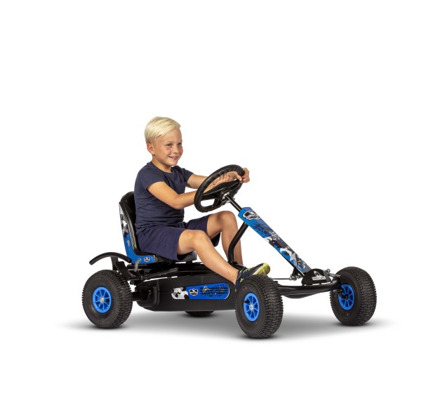 Kart à pédales Speedy Off Road Blue | Distri buggy