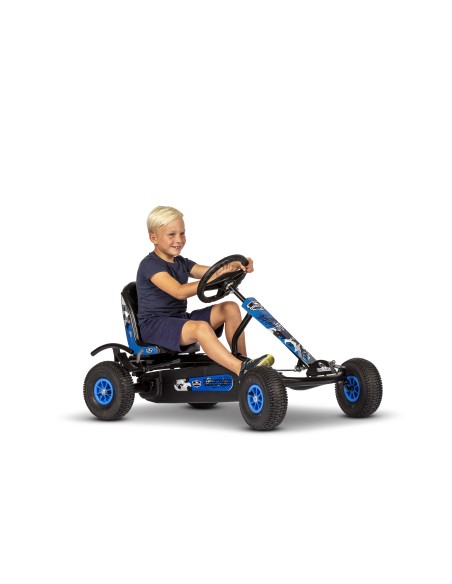 Kart à pédales Speedy Off Road Blue | Distri buggy