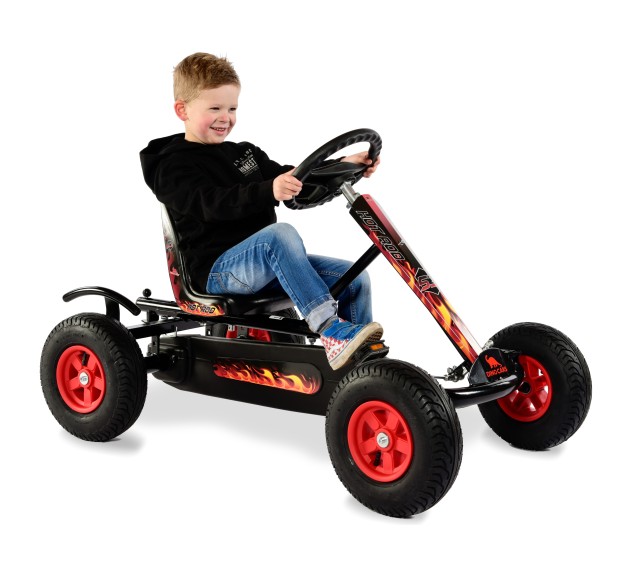 Kart à pédales Junior Hot Rod F prof. Dino-Cars | Distri Buggy