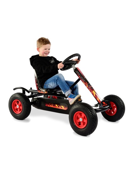 Kart à pédales Junior Hot Rod F prof. Dino-Cars | Distri Buggy