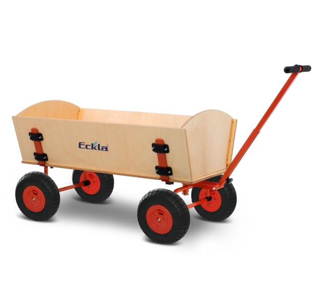 Chariot en bois pour enfants Eckla-Long-Trailer | Distri Buggy
