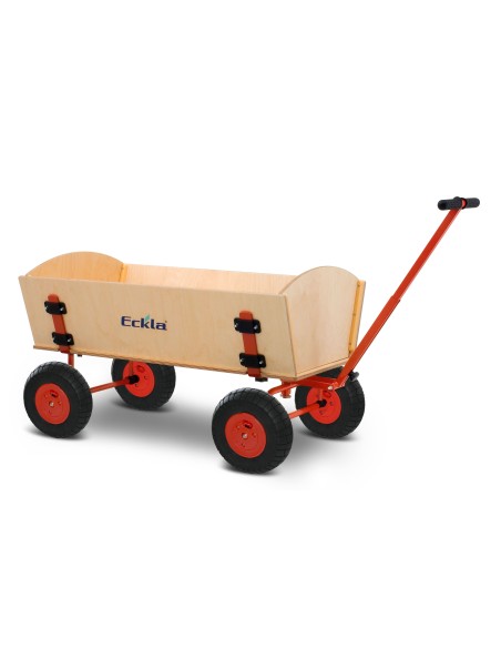 Chariot en bois pour enfants Eckla-Long-Trailer | Distri Buggy