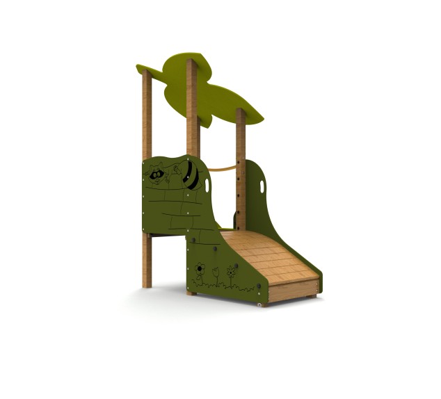Aire de jeux Feuillage et toboggan pour crèches | Distri Buggy