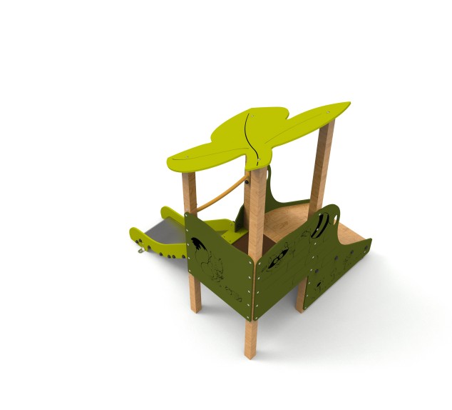 Aire de jeux Feuillage et toboggan pour crèches | Distri Buggy
