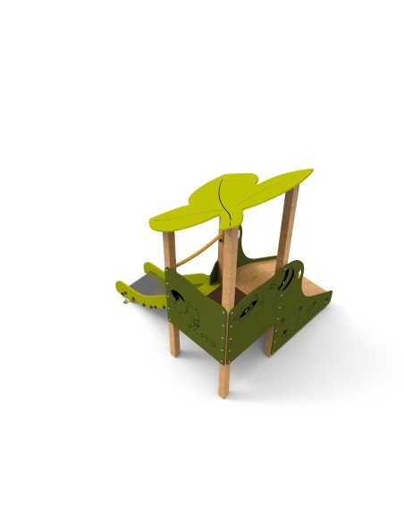 Aire de jeux Feuillage et toboggan pour crèches | Distri Buggy