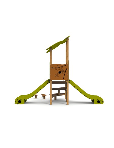 PM833 La Foret 4 deux toboggans