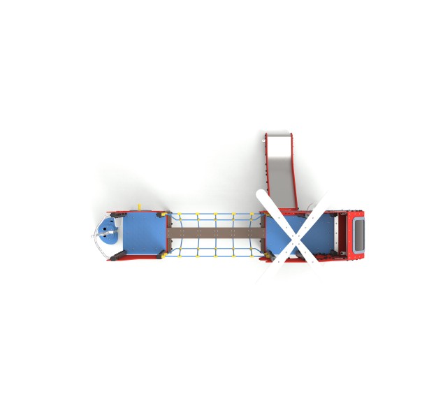 Aire de jeux Hélicoptère avec toboggan | Distri Buggy