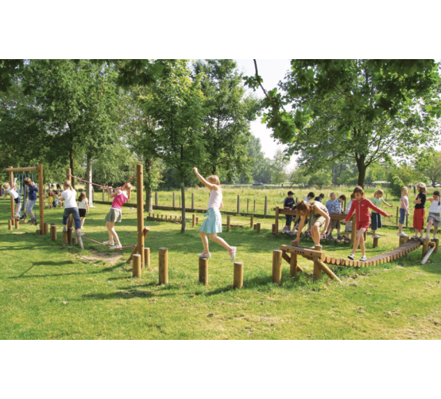Parcours d’aventure bois Type B 4-15 ans | Distri Buggy