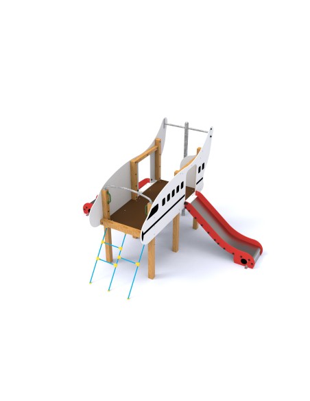 Aire de jeux Avion avec toboggan | Distri Buggy