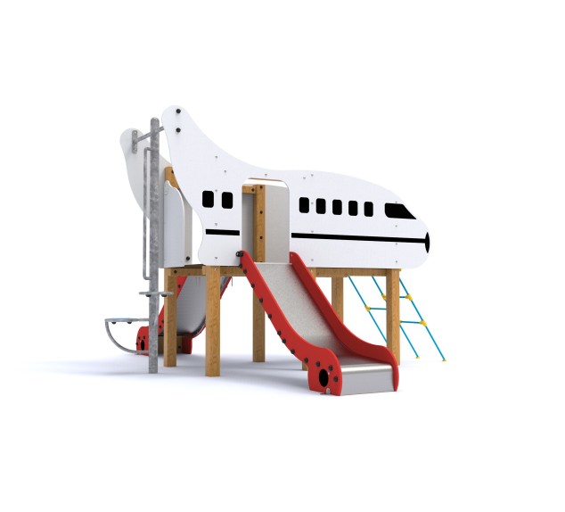 Aire de jeux Avion avec toboggan | Distri Buggy