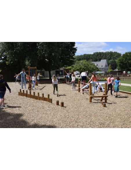 Parcours d’aventure bois Type C pour ados | Distri Buggy