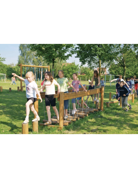 Parcours d’aventure bois Type C pour ados | Distri Buggy