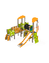 Château de jeu Eco Midi, aire de jeux 3-12 ans | Distri Buggy