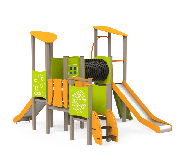Château de jeu Eco Midi, aire de jeux 3-12 ans | Distri Buggy 2