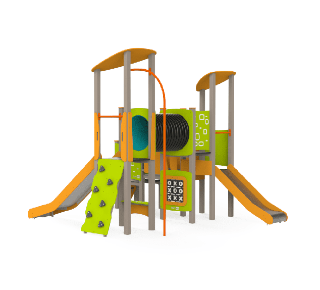 Château de jeu Eco Midi, aire de jeux 3-12 ans | Distri Buggy