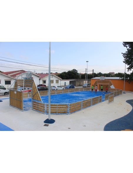 Terrain multisports bois pour collectivités | Distri Buggy